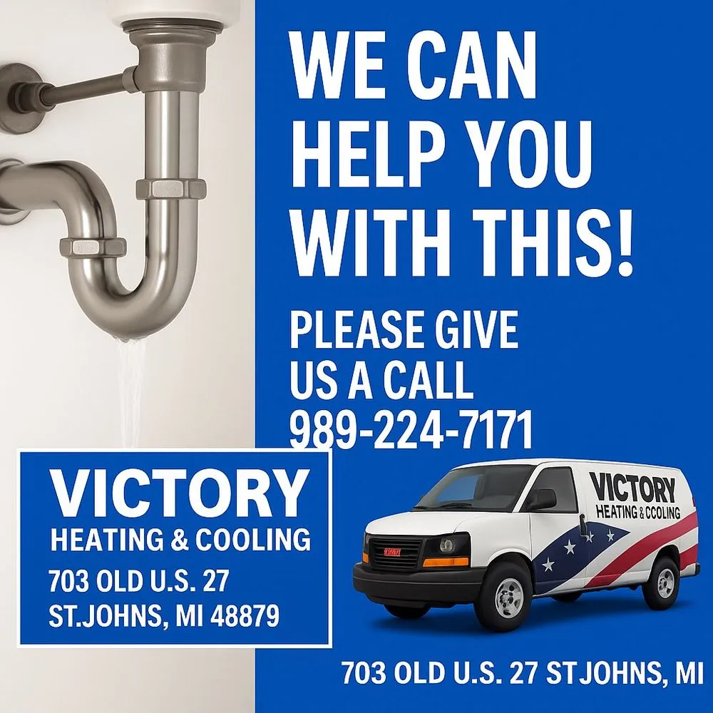 Expert emergency plumbing experts serving Saint Johns, MI - Victory Heating and Cooling
