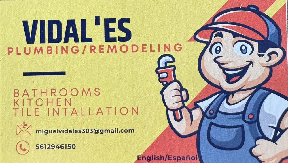 Slide of Vidales Plumbing