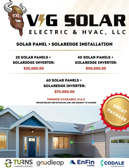 Slide of VIG Solar Electric & HVAC