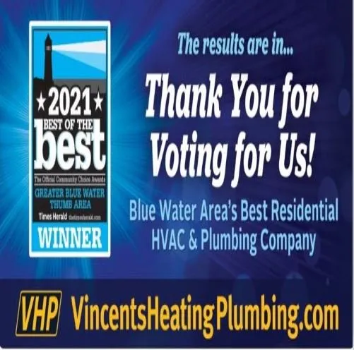 Slide of Vincent's Heating & Plumbing
