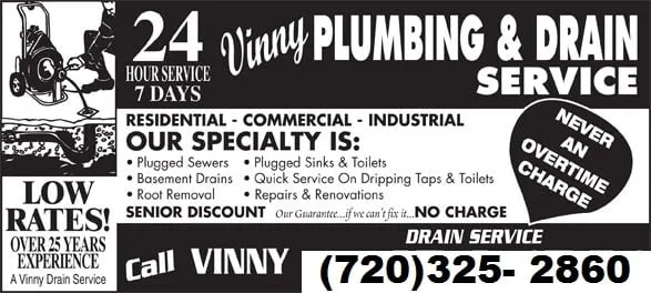 Slide of Vinny's Plumbing