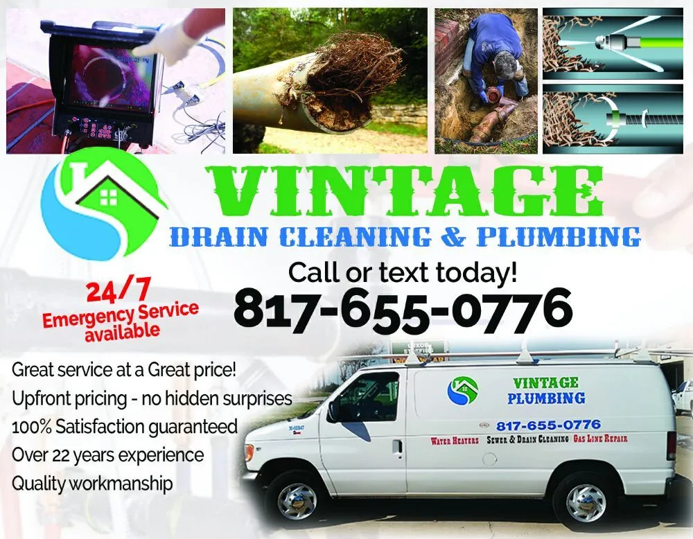 Slide of Vintage Drain Cleaning & Plumbing