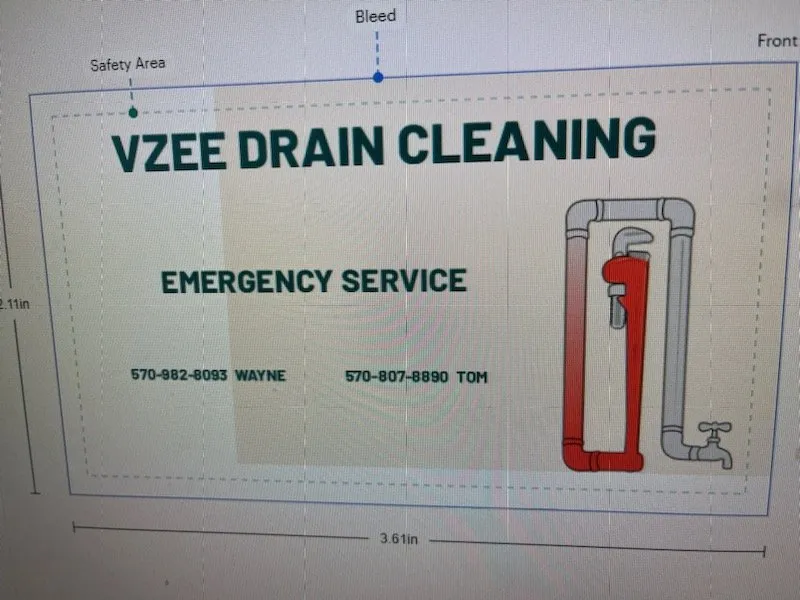 Slide of VZEE Drain cleaning