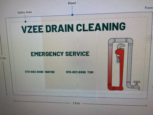 VZEE Drain cleaning