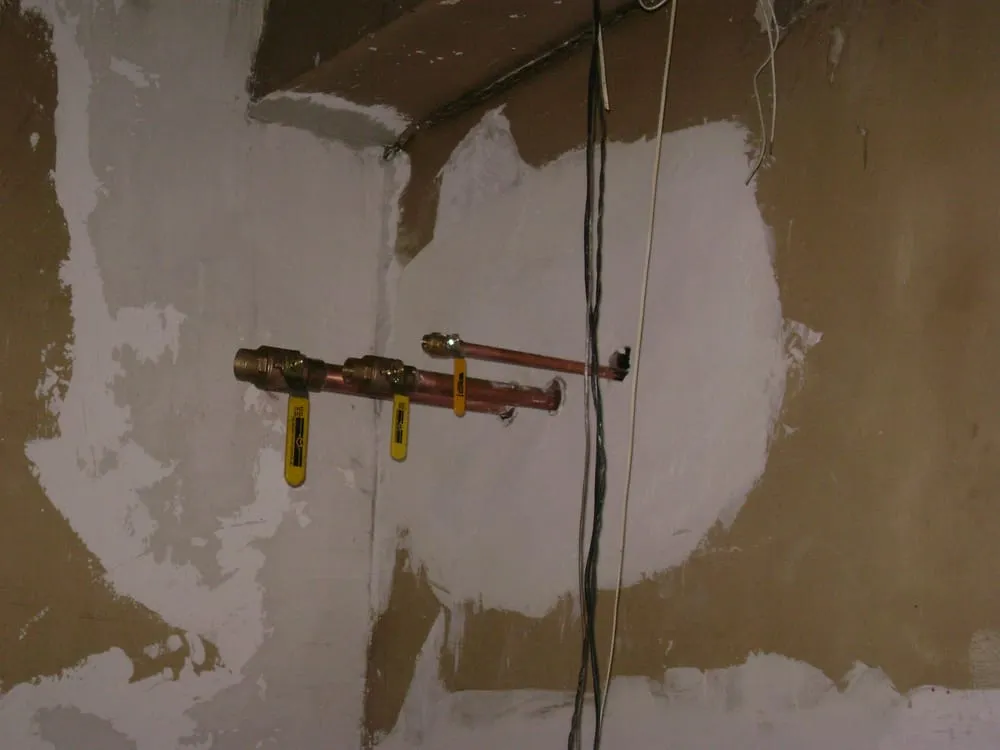 Slide of W Main St Plumbing Construction