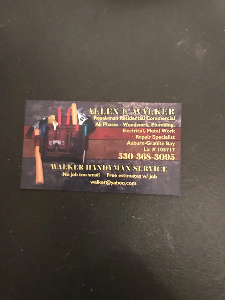 Slide of Walker Handyman Services