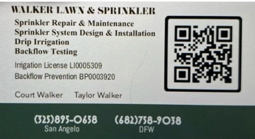 Slide of Walker Lawn & Sprinkler