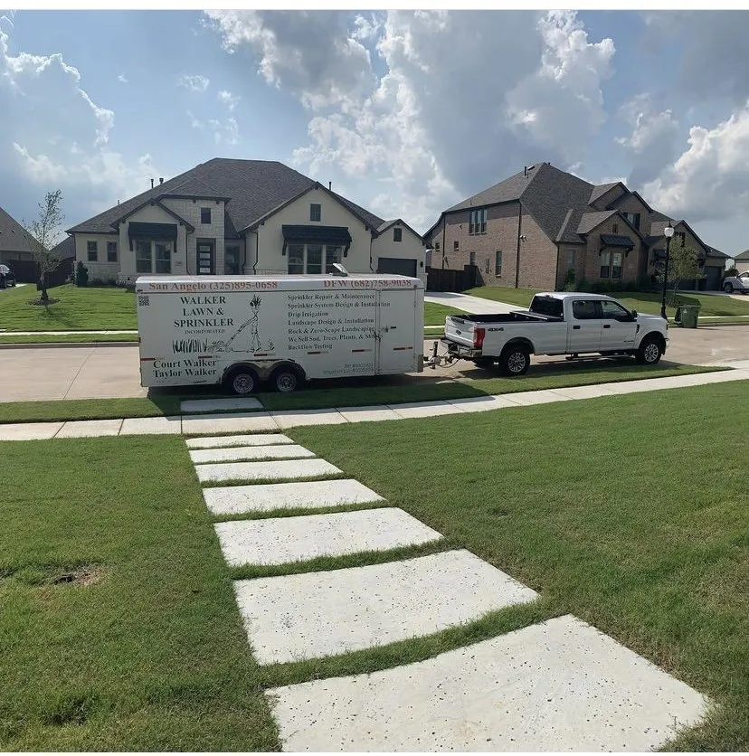 Slide of Walker Lawn & Sprinkler