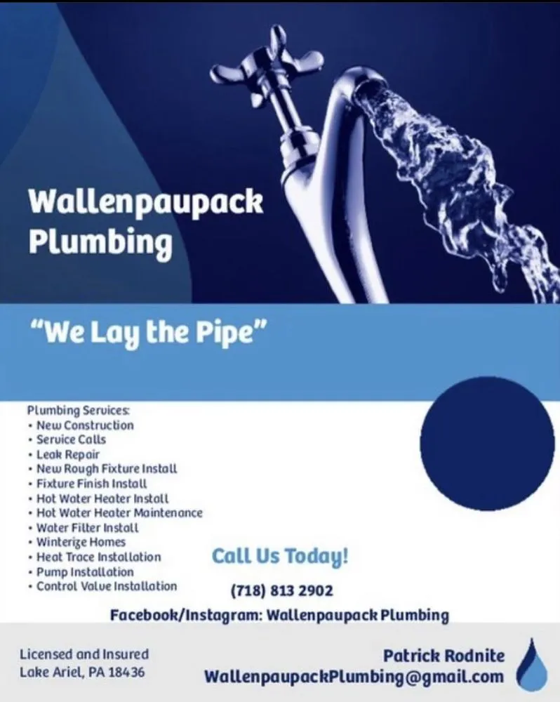 Top-rated drain cleaning experts serving Lake Ariel, PA - Wallenpaupack Plumbing