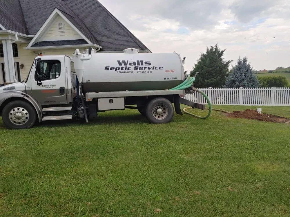 Slide of Walls Septic Pumping and Cleaning Service