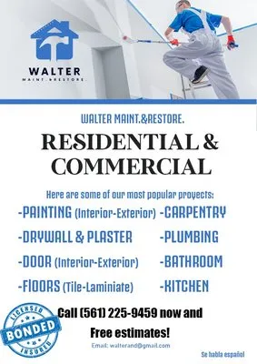 Walter Maint and Restore Logo
