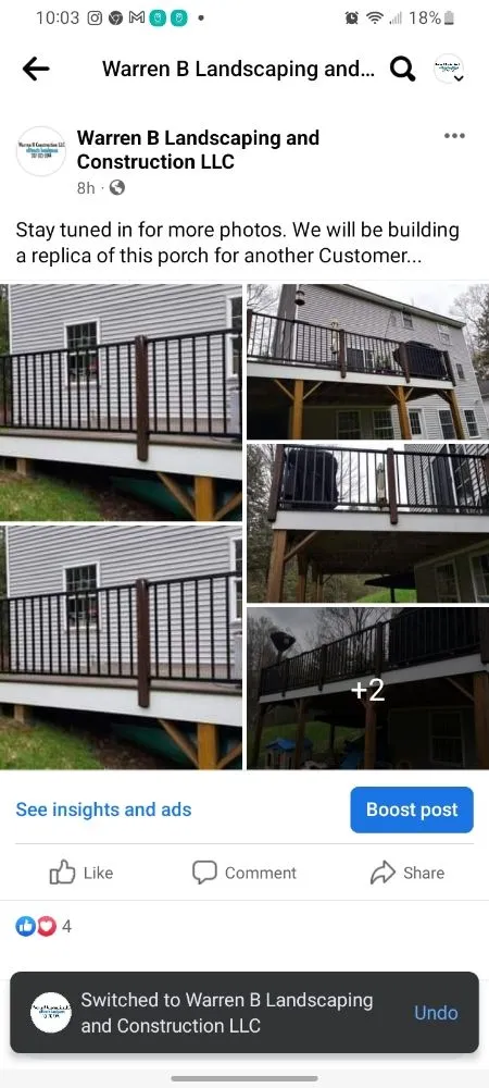 Slide of Warren B Landscaping & Construction