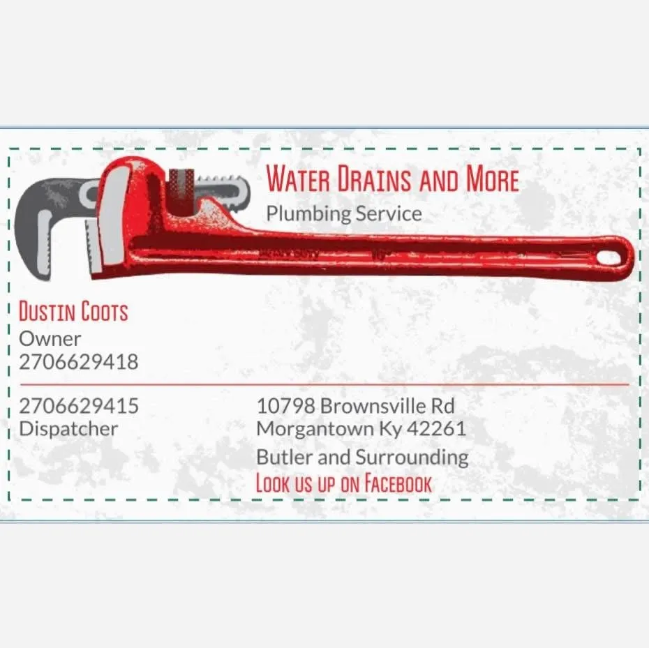 Slide of Water Drains and More