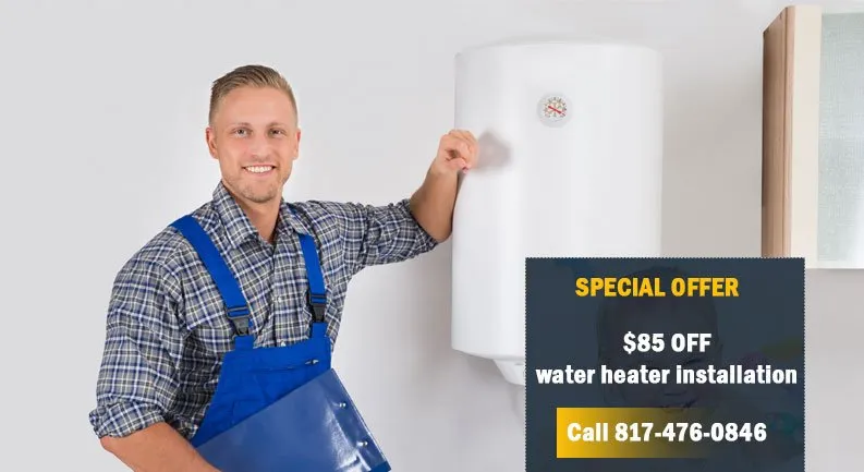 Slide of Water Heater Arlington TX