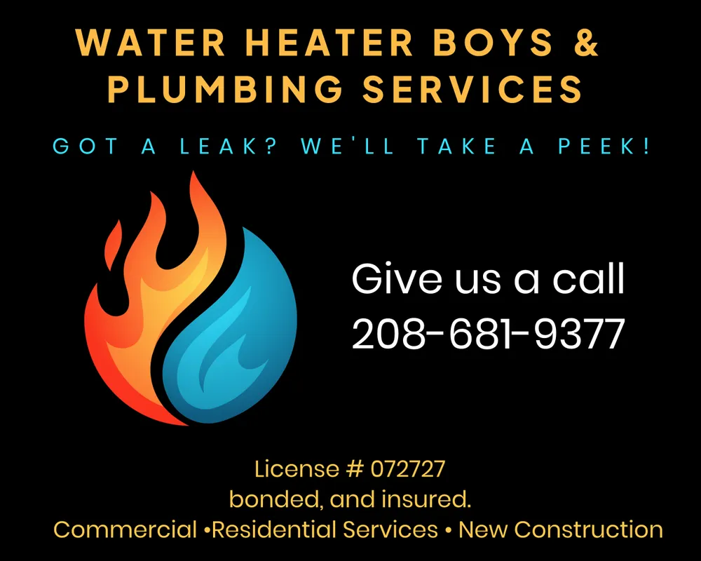Slide of Water Heater Boys & Plumbing Services
