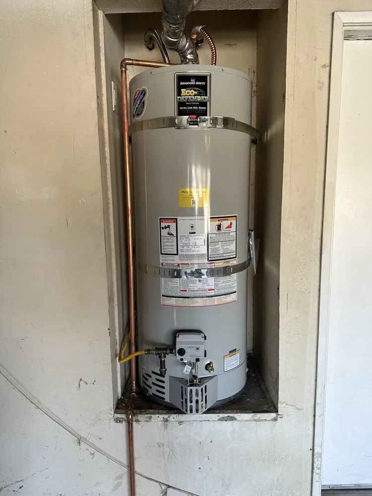 Slide of Water Heater Bros