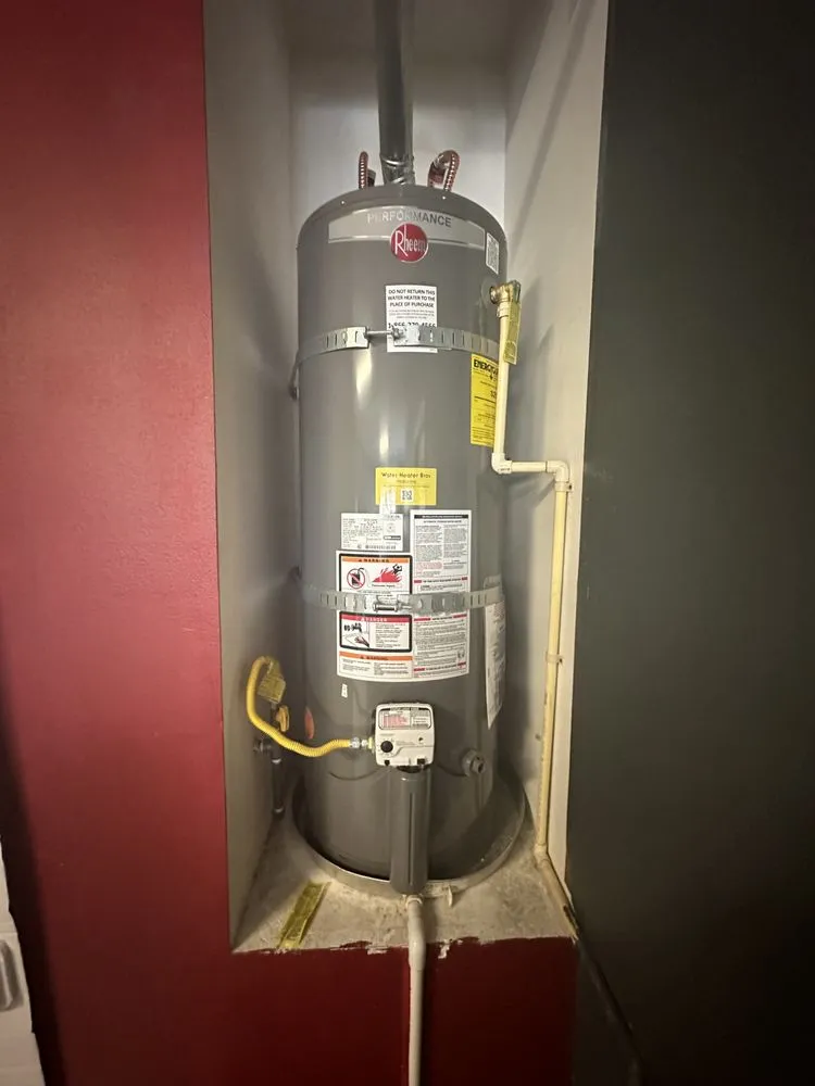 Slide of Water Heater Bros