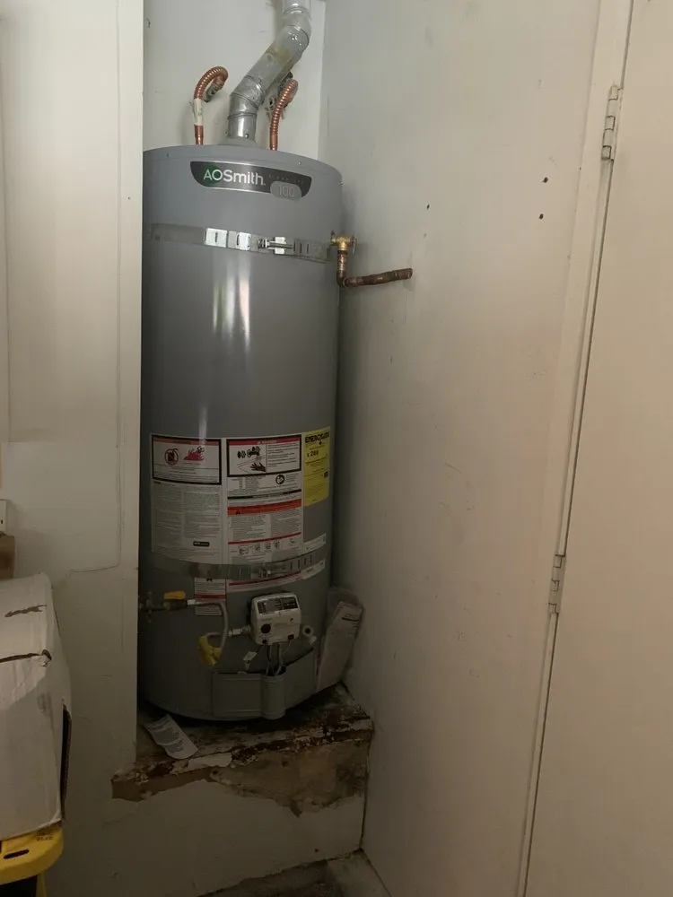 Slide of Water Heater Bros