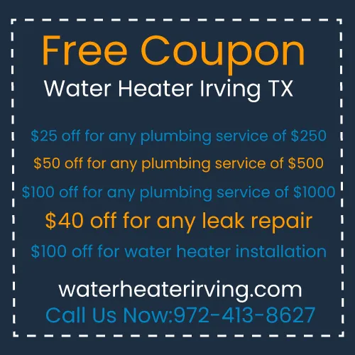 Slide of Water Heater Irving TX