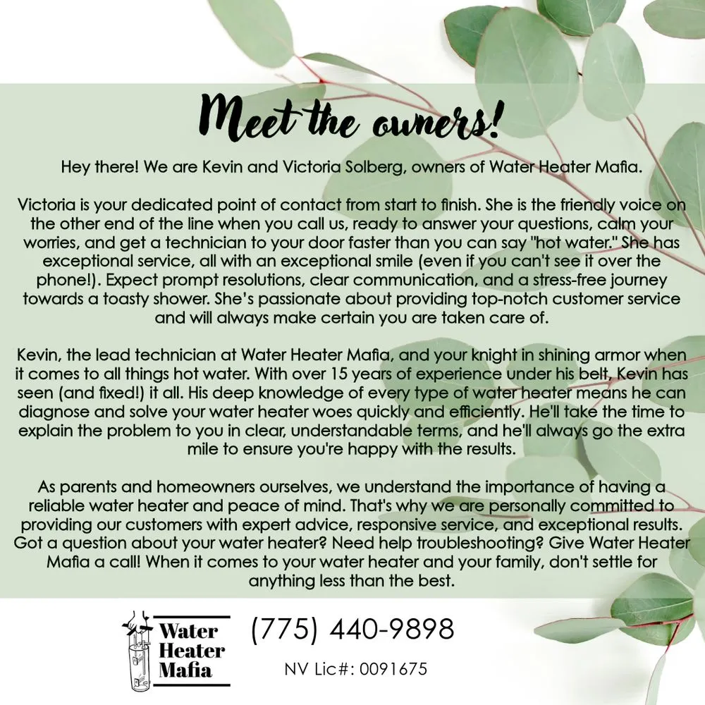 Slide of Water Heater Mafia