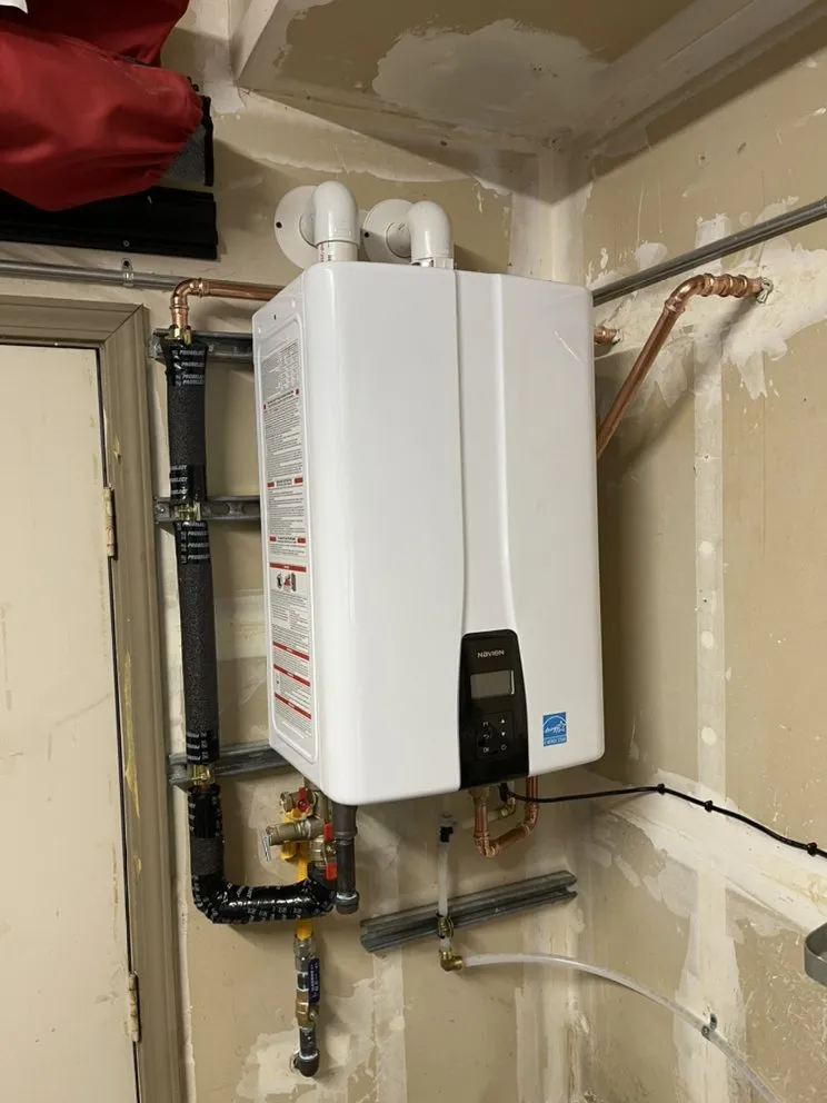 Slide of Water Heater Man