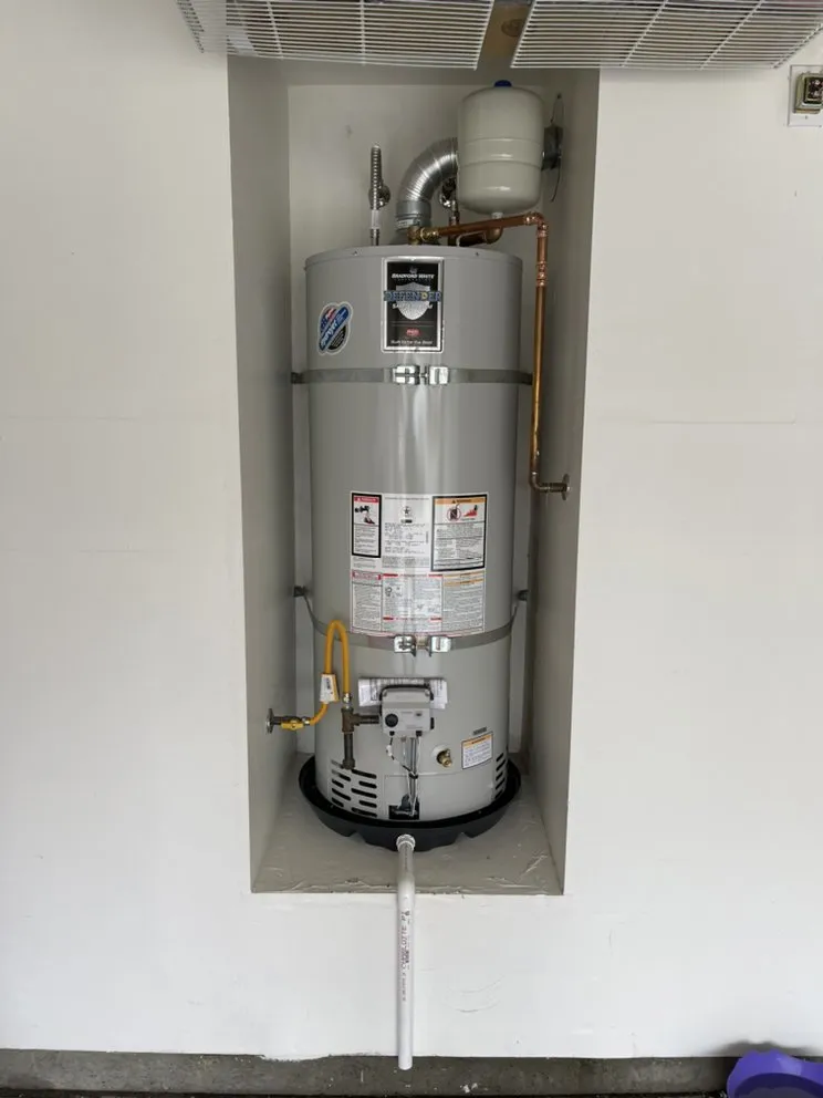 Slide of Water Heater Man