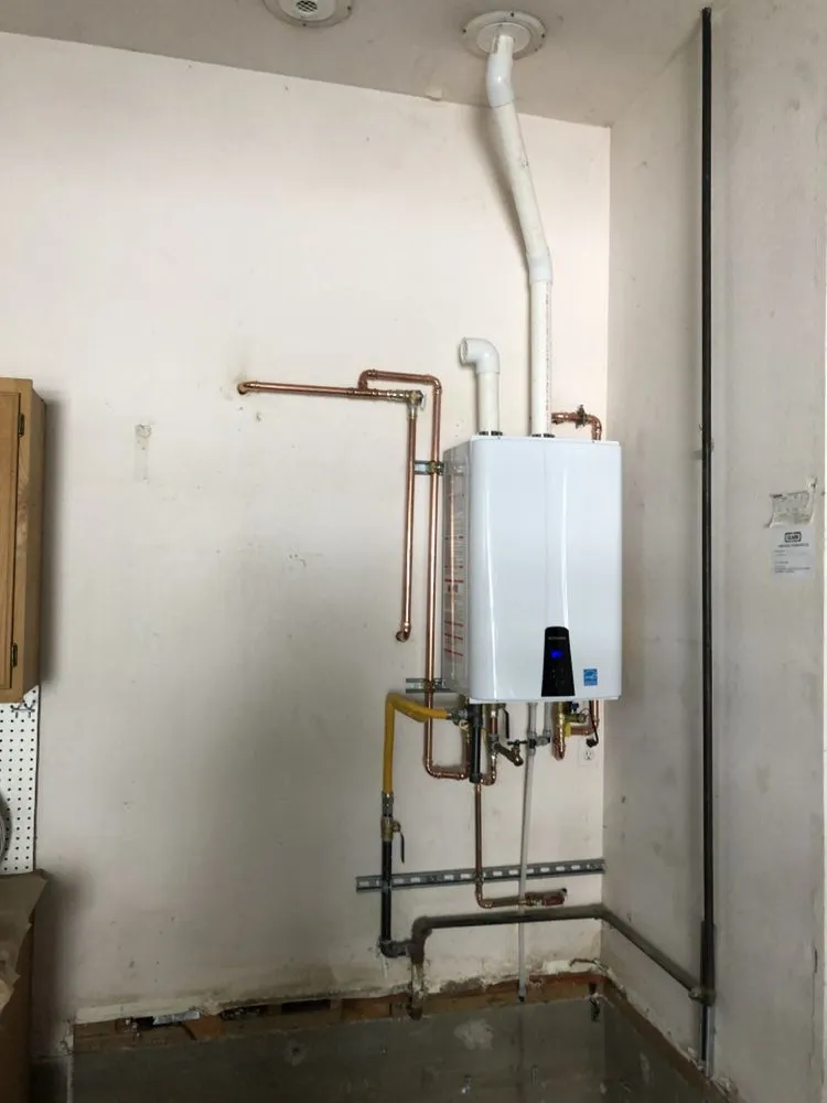 Slide of Water Heater Man