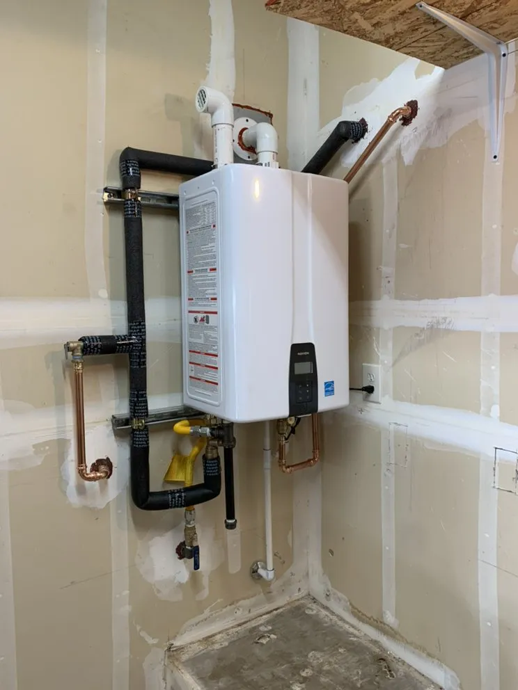 Slide of Water Heater Man