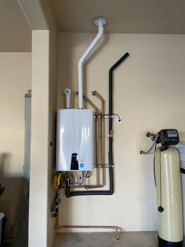 Slide of Water Heater Man