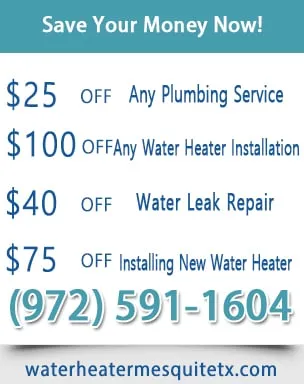 Slide of Water Heater Mesquite