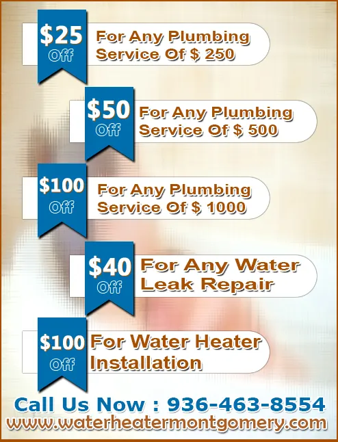 Slide of Water Heater Montgomery