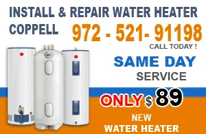 Slide of Water Heater Repair Coppell