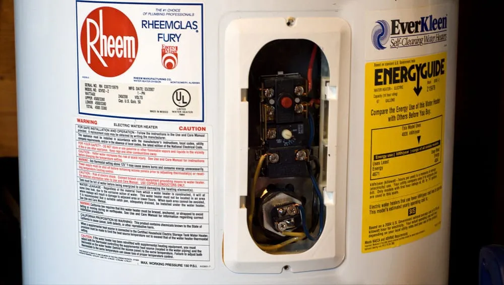 Slide of Water Heater Round Rock