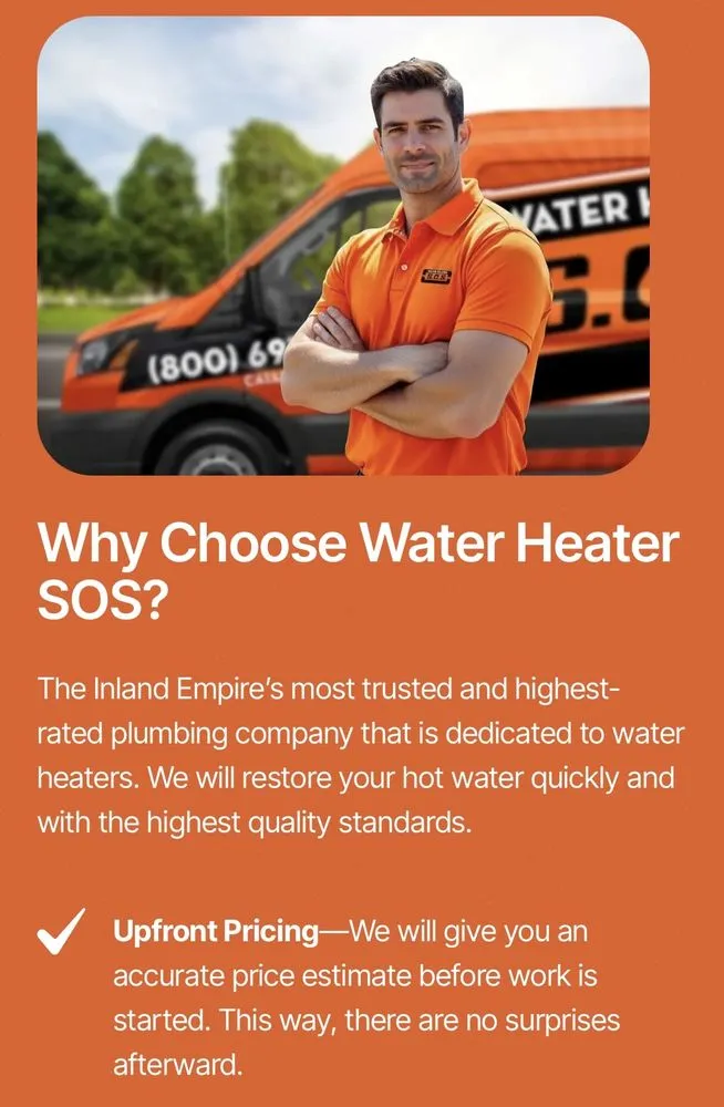 Slide of Water Heater SOS