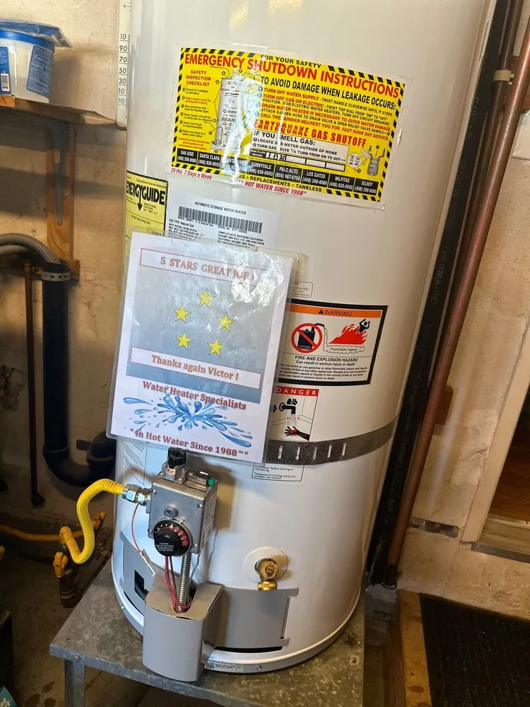 Slide of Water Heater Specialists