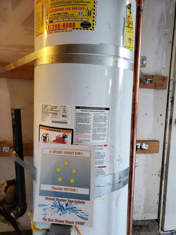 Slide of Water Heater Specialists