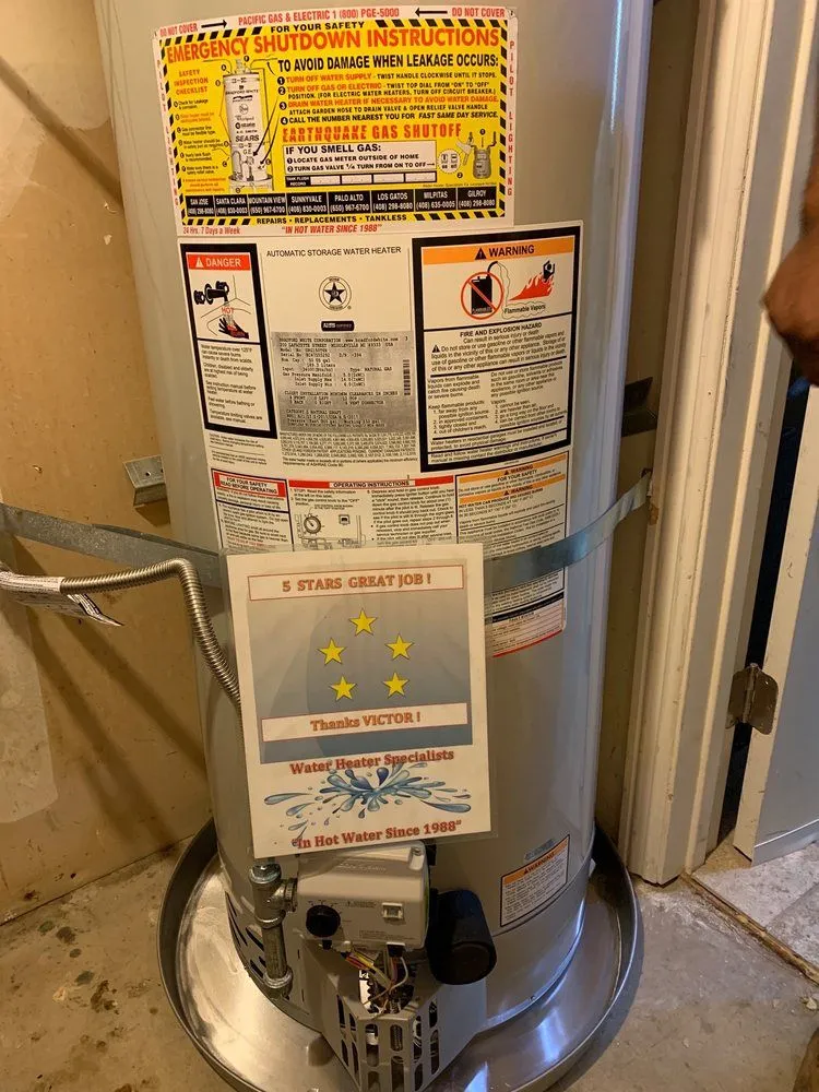 Slide of Water Heater Specialists