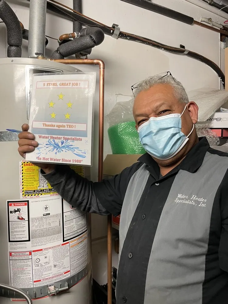 Trusted plumbing repair in Foster City, CA by Water Heater Specialists