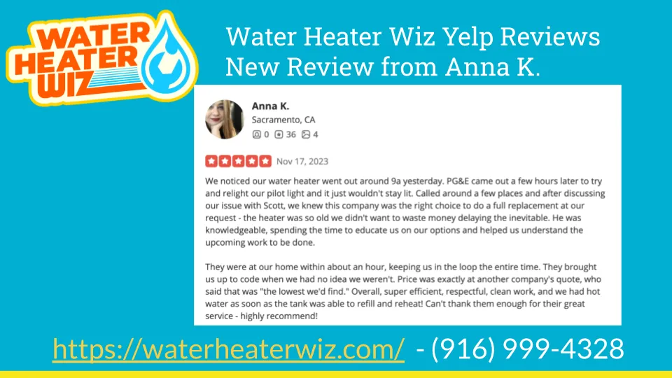 Slide of Water Heater Wiz