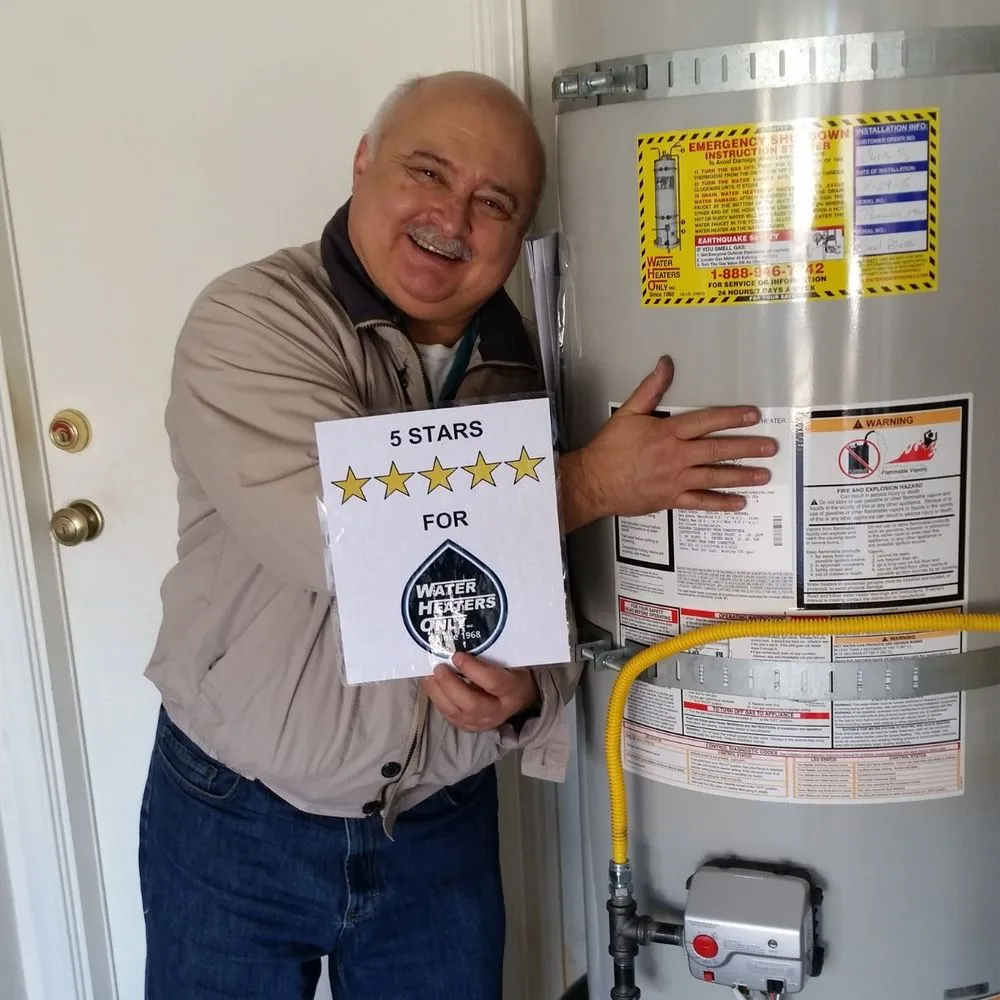 Slide of Water Heaters Only