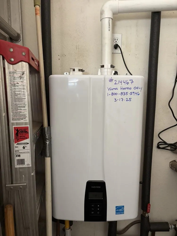 Slide of Water Heaters Only