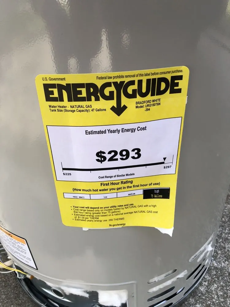 Slide of Water Heaters Only