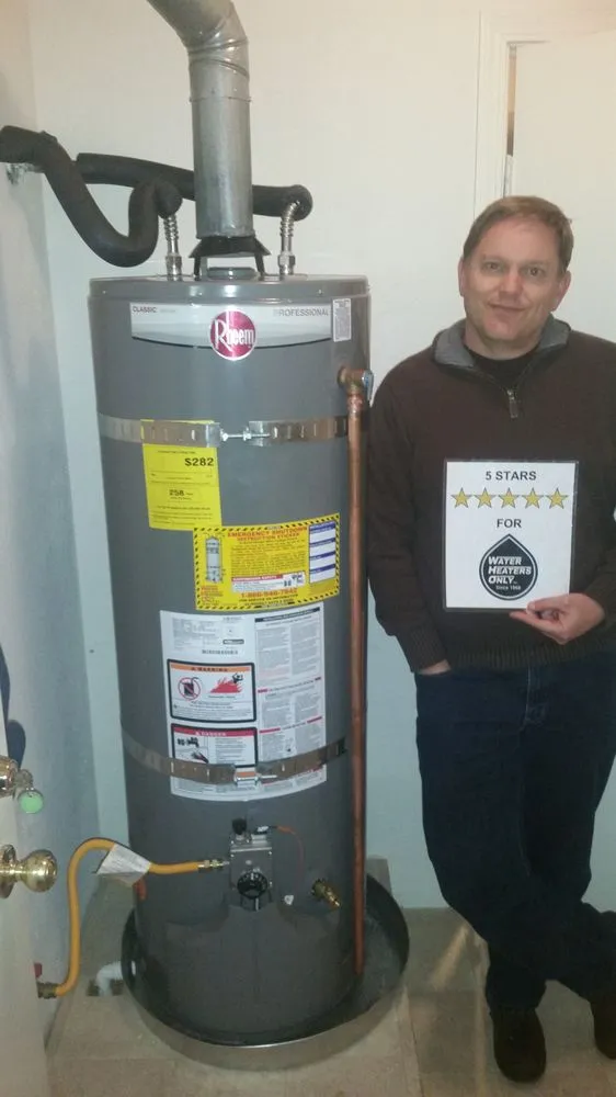 Slide of Water Heaters Only