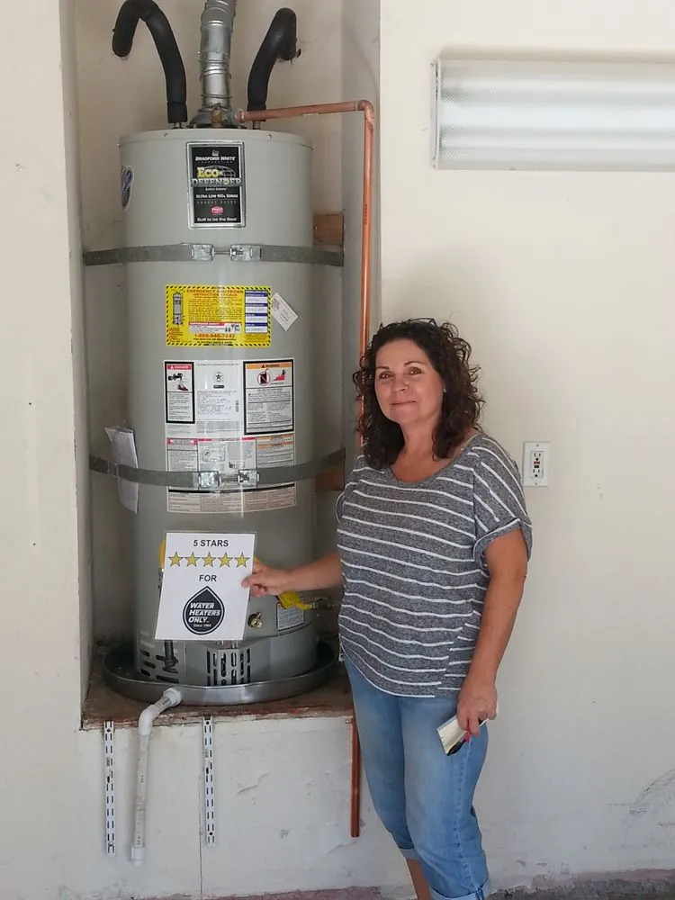 Slide of Water Heaters Only