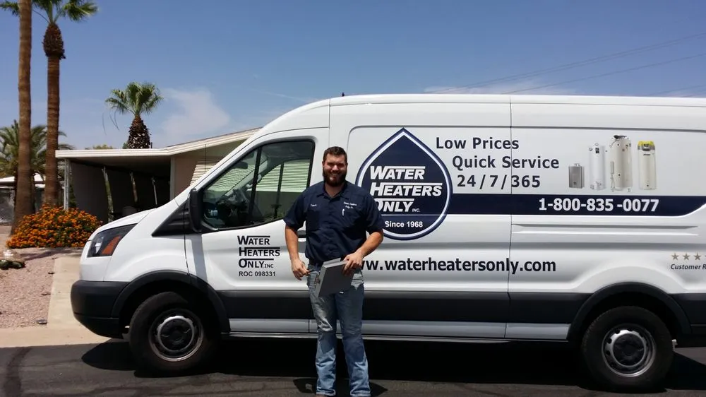 Slide of Water Heaters Only