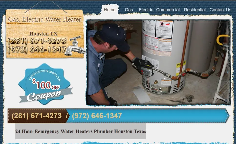 Slide of Water Heaters Plumber