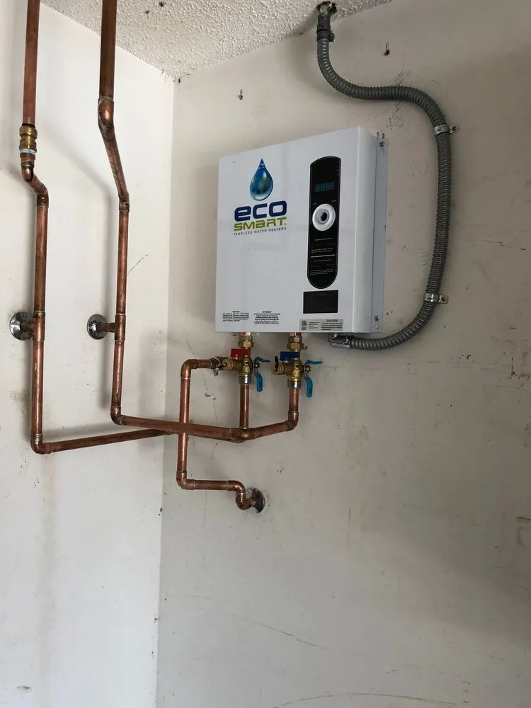 Slide of Water Heating Experts