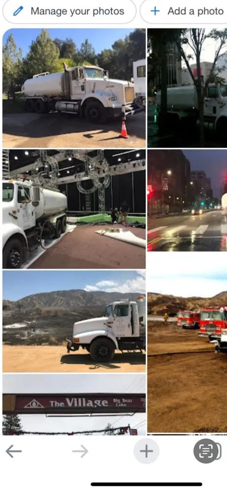 Slide of Water In Motion