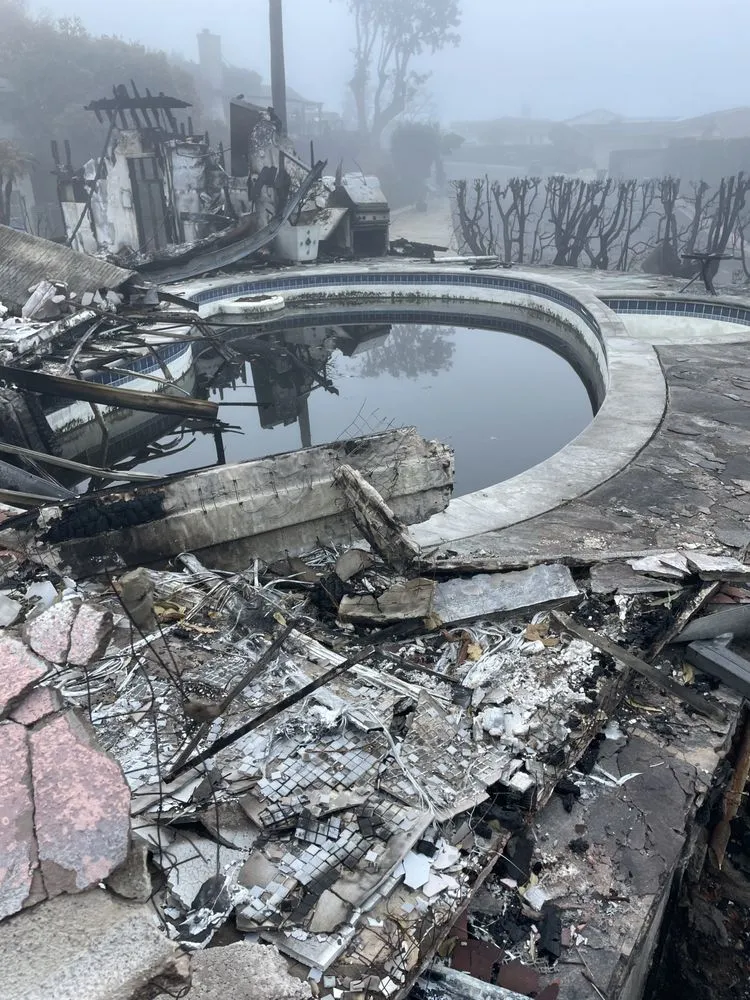 Slide of Water In Motion