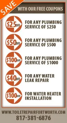 Water Leaking From Toilet Fort Worth Logo